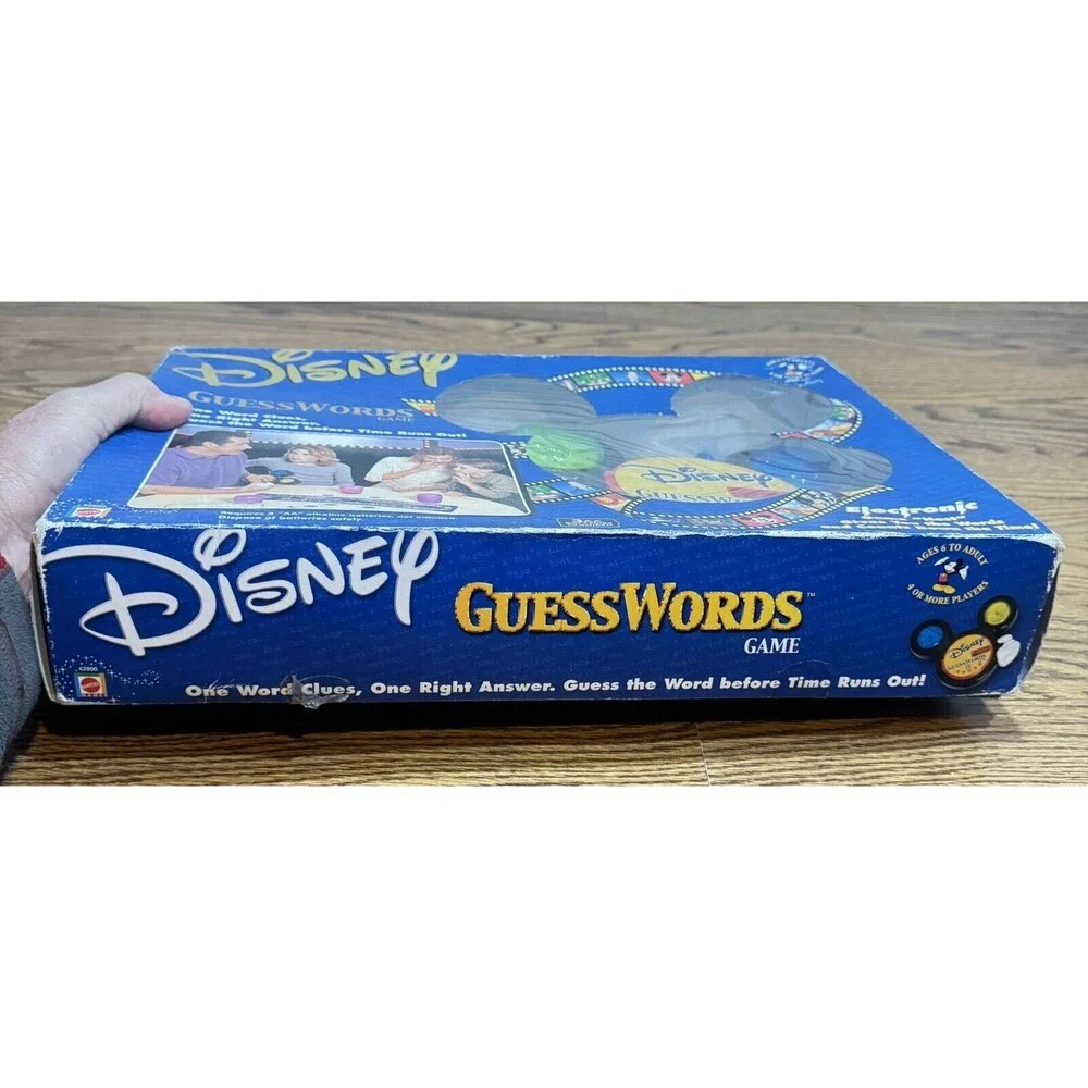 Disney Guess Words Game #42800‎ Mattel 2001 New Unopened Kids 6 to adults game